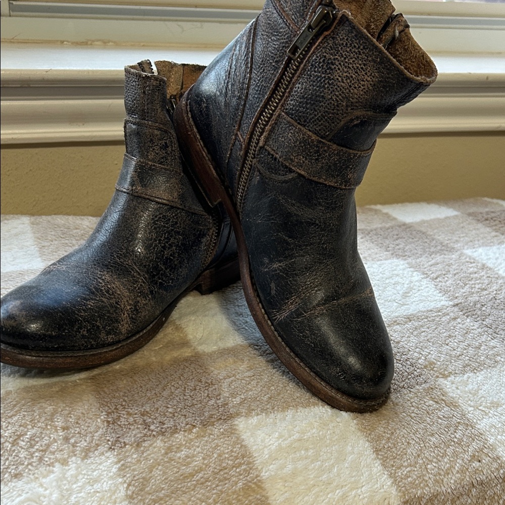 Bed Stu Leather Ankle Boots